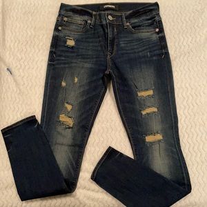 Distressed Express jeans - size 6